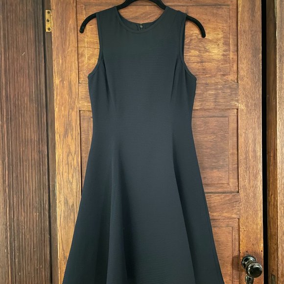 REISS Navy A-line Dress Size 4 - Picture 4 of 4